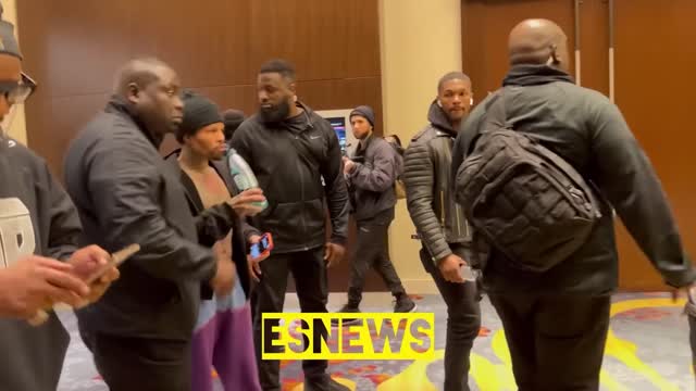 GERVONTA DAVIS RIGHT BEFORE THE FIGHT WITH HECTOR!!