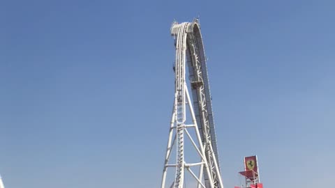 Flying aces roller coaster - Ferrari world Abu Dhabi