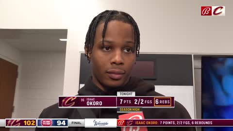 Isaac Okoro credits the Cavs' comeback victory to their physicality