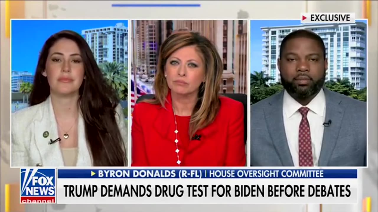 Byron Donalds thinks Biden needs a drug test before the debate.