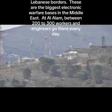 HEZBOLLAH DESTROYED 2 MOST ADVANCED ISRAELI ELECTRONIC WARFARE BASES