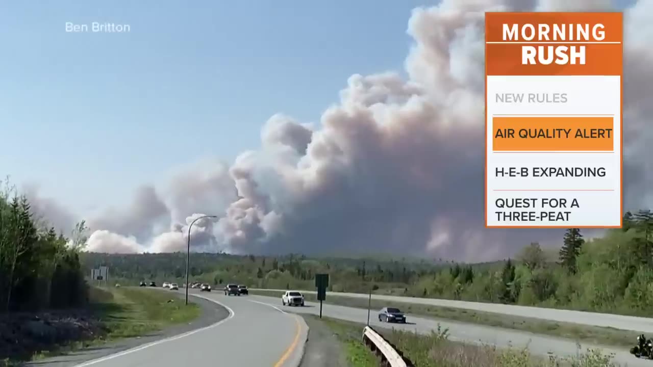 Wildfire smoke from Canada impacting parts of the US