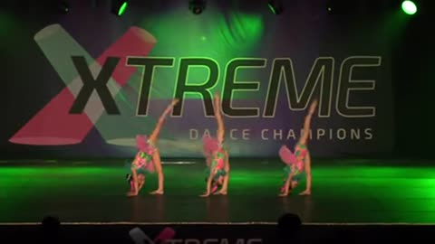 Vivienne's TRIO at XTREME Dance 'Iko Iko' 6 yrs old