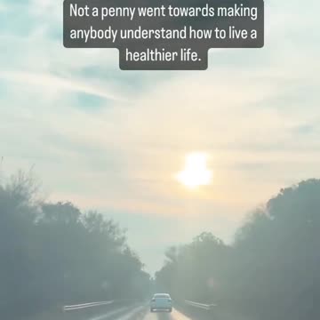 Pharma companies don't create cures, they keep customers