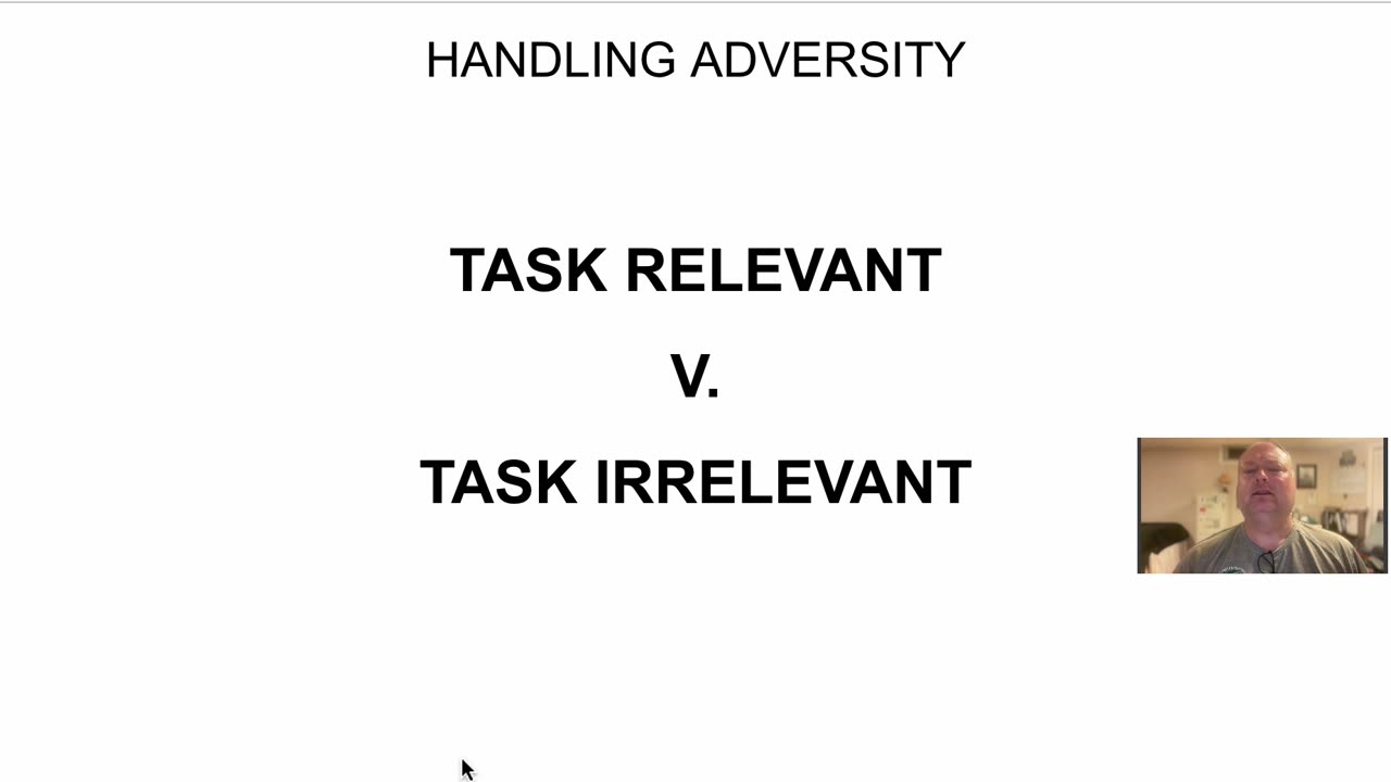 Task Relevant v. Task Irrelevant Thinking During The Swing Months of Coaching