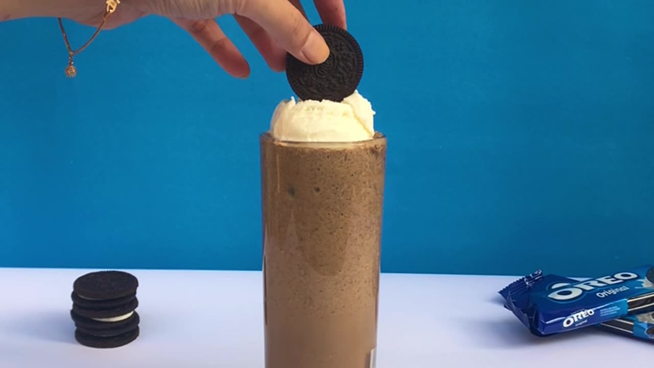 Home made Oreo Cold coffe