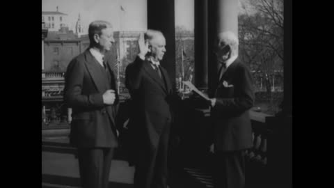 Cabinet Members and Prominent Personages of the Administration of Herbert Hoover, 1929