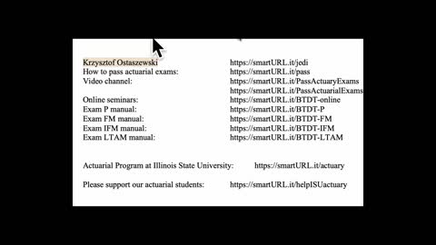 Exam LTAM exercise for November 29, 2021