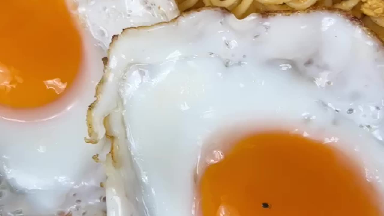 Eggs and noodles