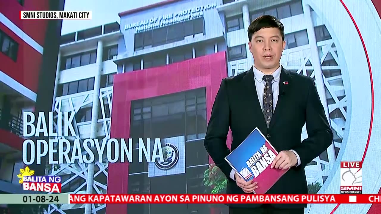 Operasyon ng mga fire station sa Embo, balik-normal na