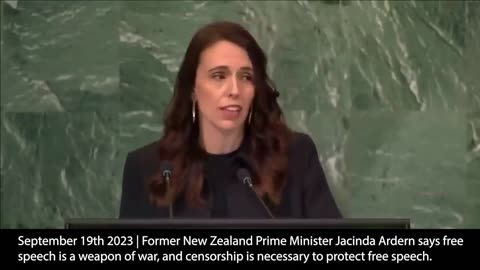 Censorship | "This Week We Launched An Initiative Alongside Companies & Non-Profits...How to Do Tackle Climate Change If People Do Not Believe It Exists?" World Economic Forum Member Jacinda Arden