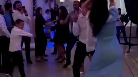 they found each other at the wedding dancing to Rasputin part 2