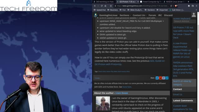 FOSS Fun Wedsneday 11: GE-Proton 7-35, New NVIDIA Driver Out, and More