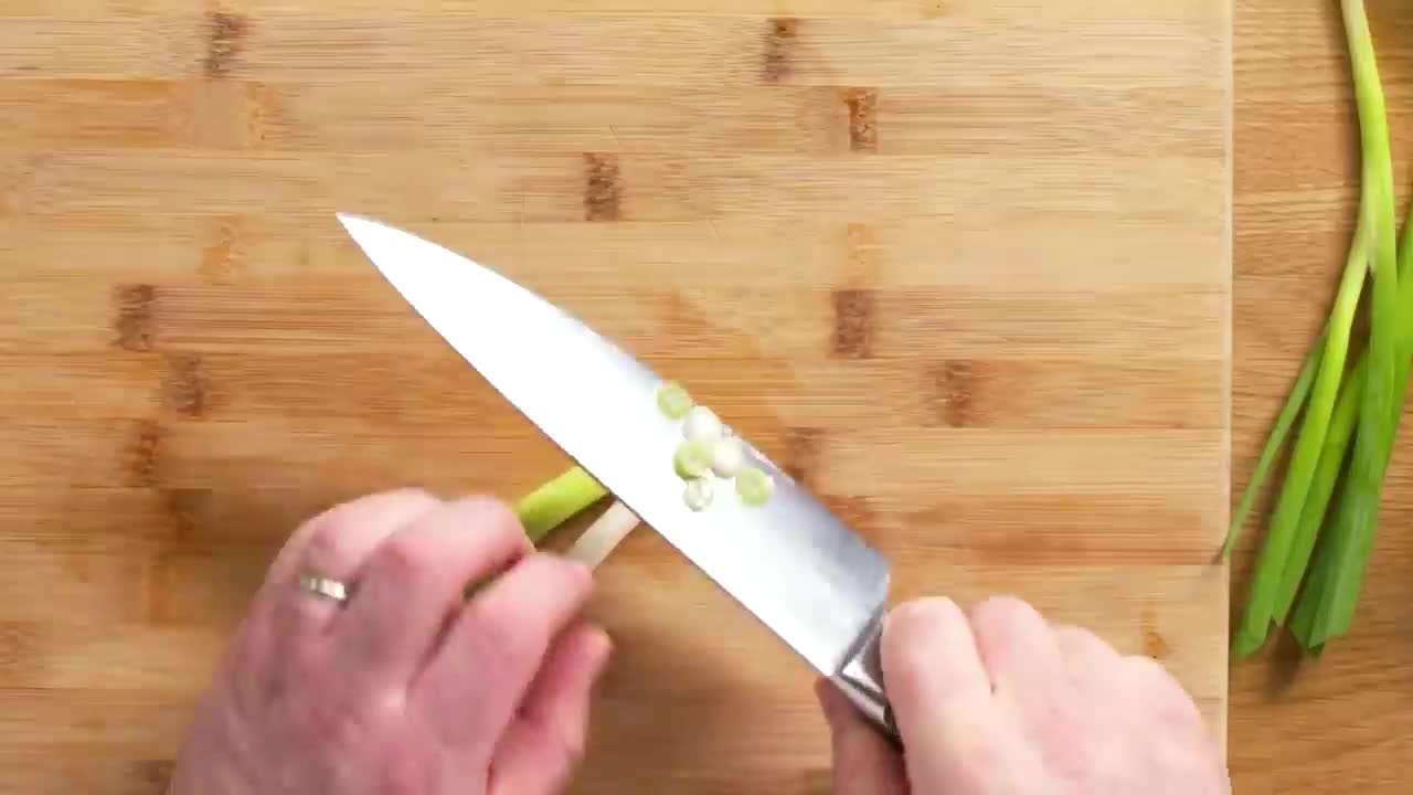Clean the knife and store it in the kitchen