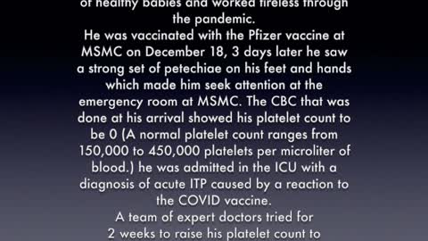 Doctor died after Covid vaccination