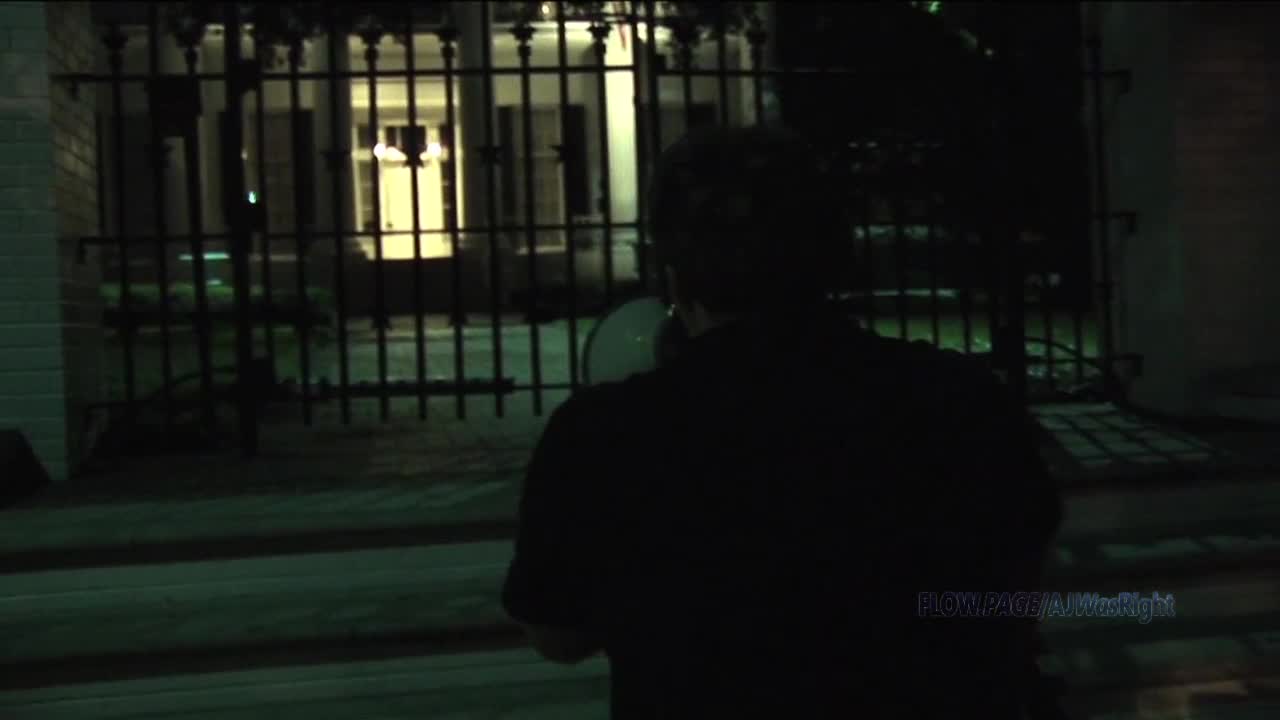 Alex Jones Bullhorns Rick Perry At The Texas Governors Mansion - 10/26/2007