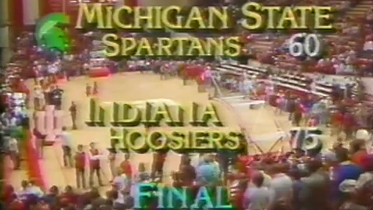 January 21, 1989 - Michigan State at Indiana : Men's College Basketball
