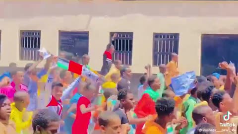 Somali Kids protesting for the Kids in Gaza