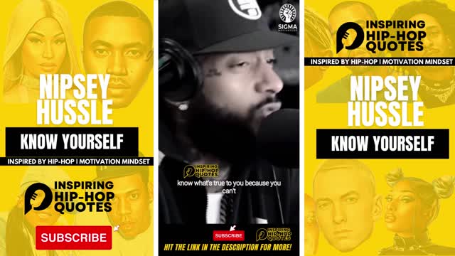 NIPSEY HUSSLE - BECOMING COMFORTABLE IN YOUR OWN SKIN #nipsey #nipseyhussle #shorts