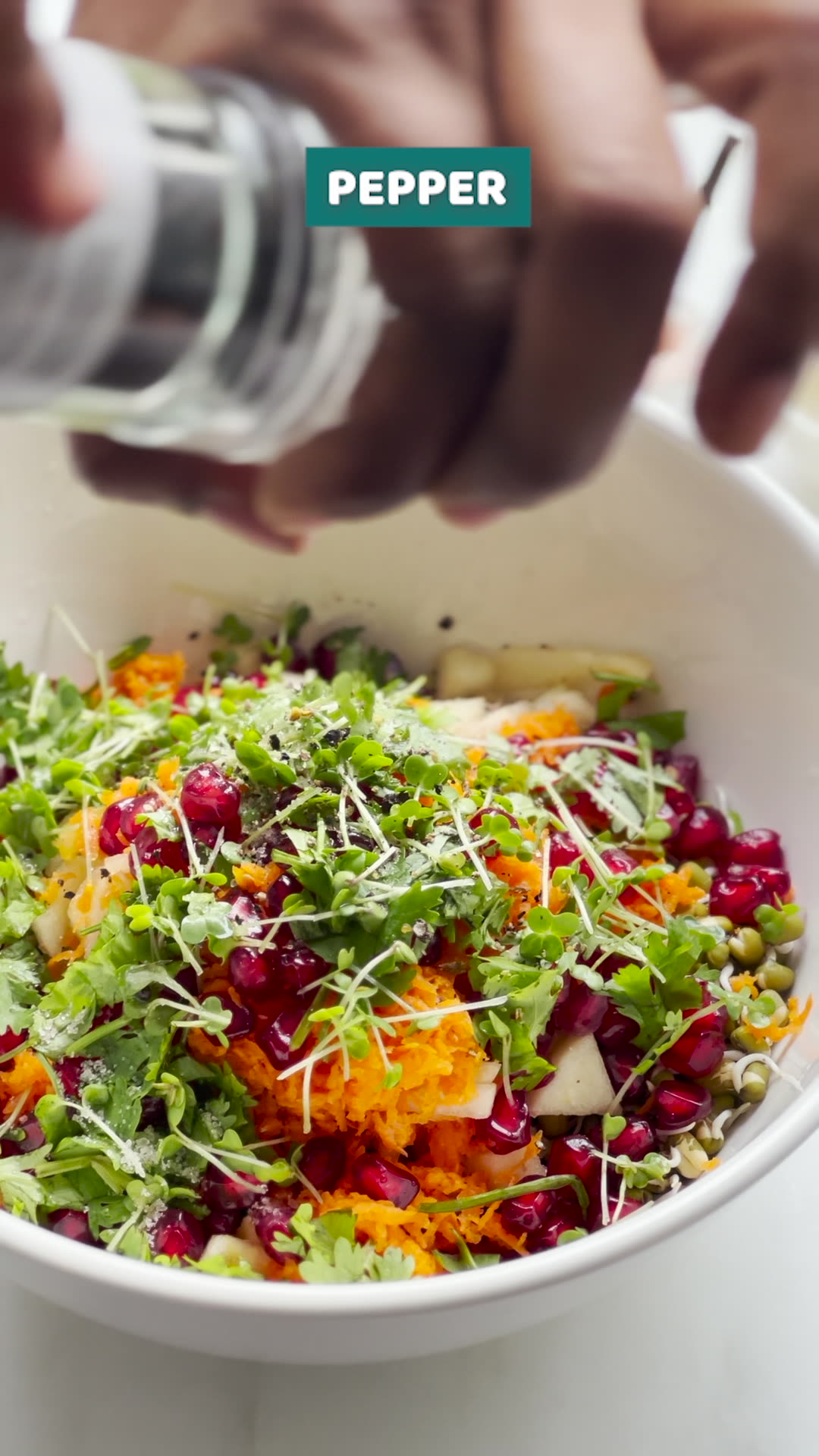 Sprouted Greengram Salad