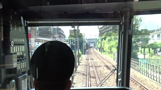 Cab view of the new type on Sotetsu