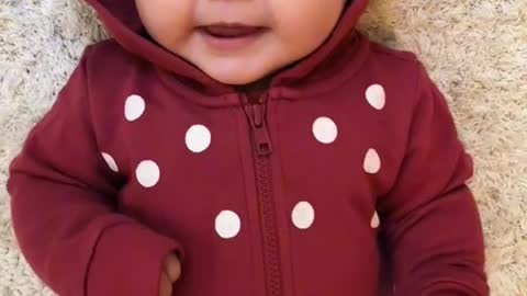 Cute baby smile