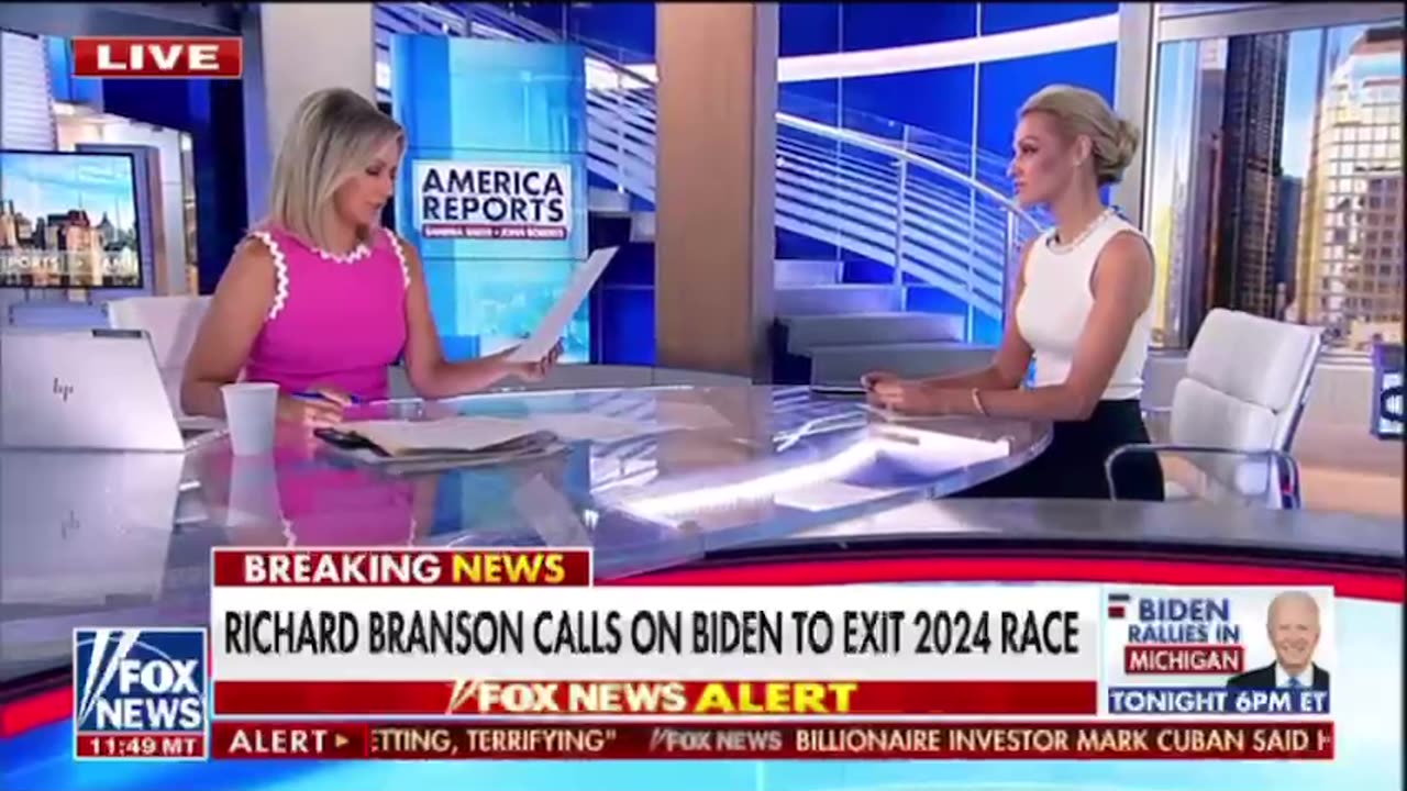 Richard Branson calls on Biden to exit the 2024 race