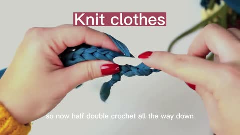 Knit clothes