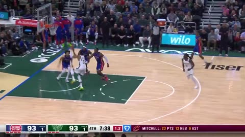 NBA Milwaukee Bucks vs Detroit Pistons 13/11/24