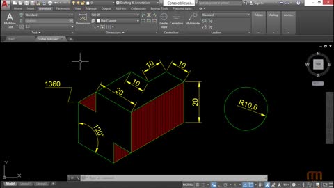 Como crear acotado oblicuo AutoCAD