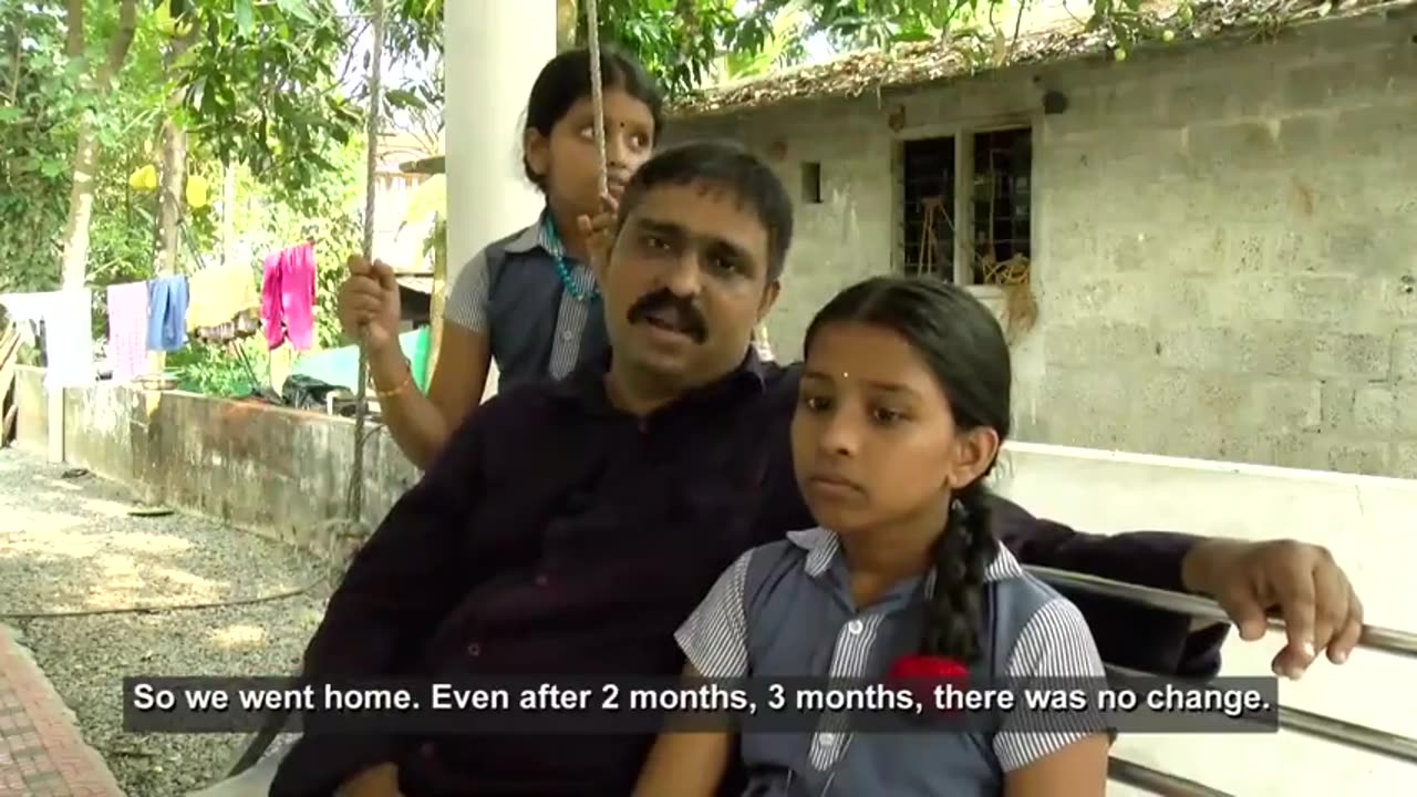 Kerala girl suffered reaction in eye following vaccination