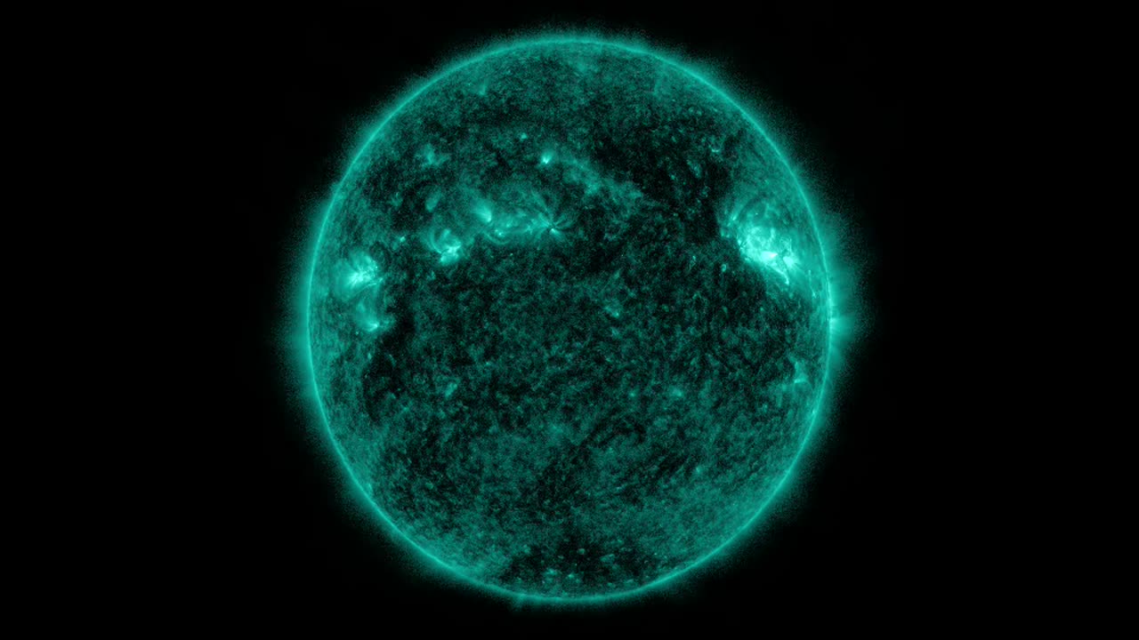 NASA 4K View Of April 17 Solar Flare