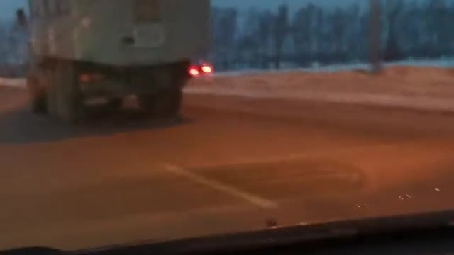 Footage shared on February 22, 2022 by netizens, 11 hours ago, shows a convoy of Military Trucks