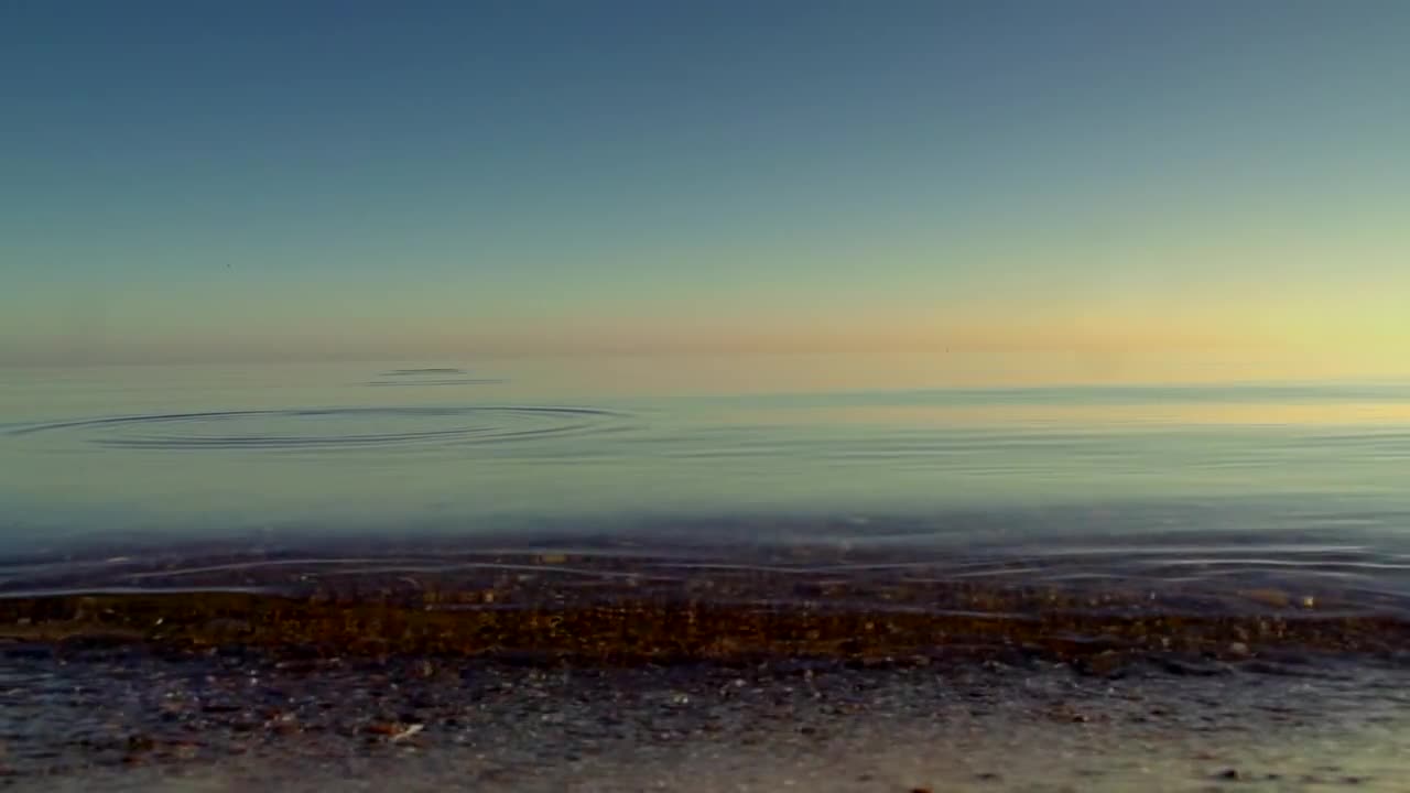 Skipping Stone (Free to Use HD Stock Video Footage)