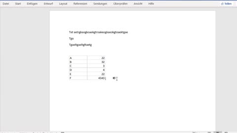 Excel Tabelle in Word einfügen