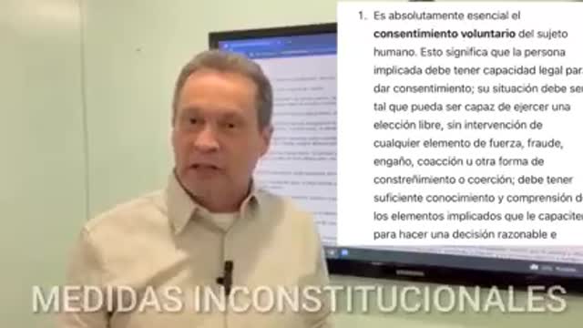Abogado Ecuatoriano: Vacunas obligatorias violan la Constitución de Ecuador ... y la Ley de Dios