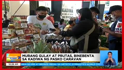 Murang gulay at prutas, binebenta sa Kadiwa ngPasko caravan