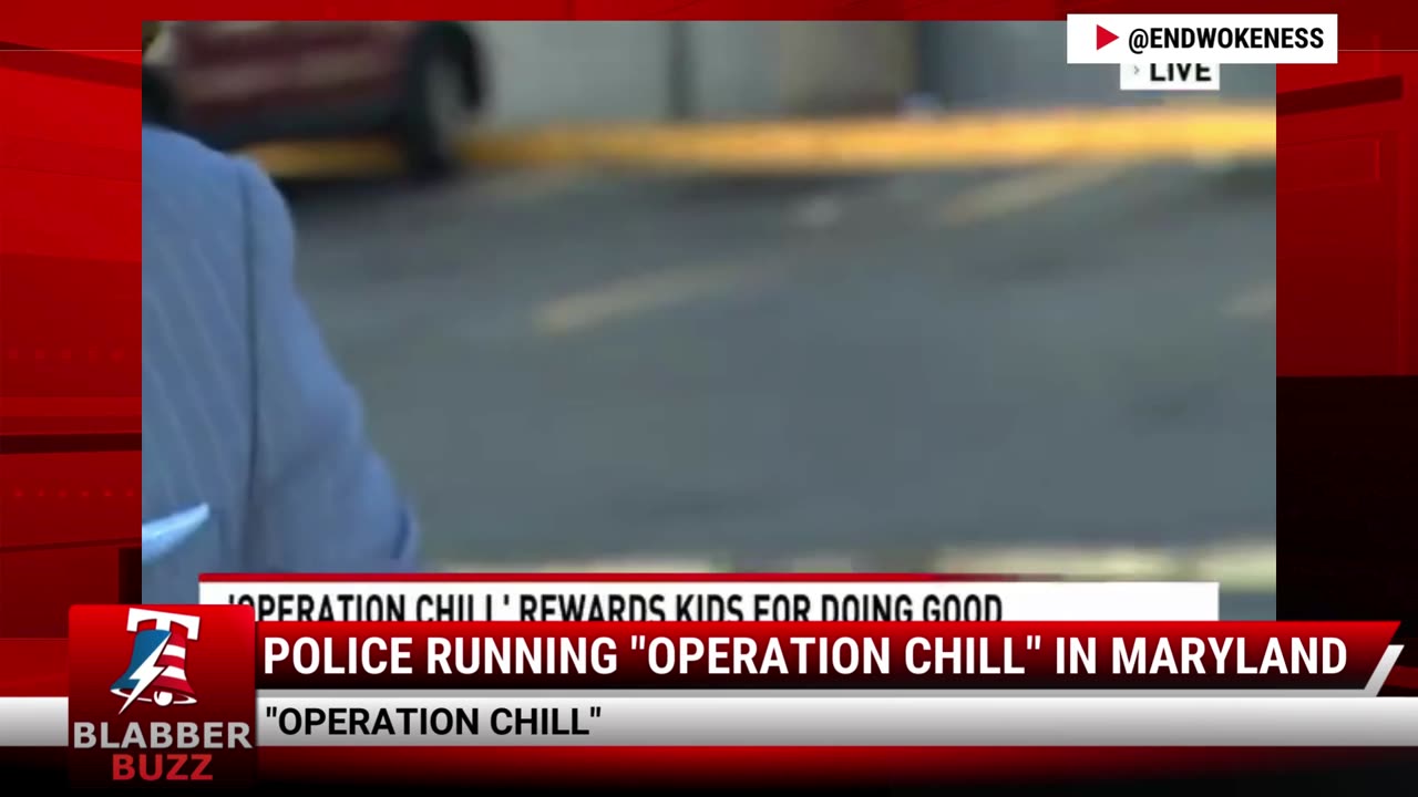 Police Running "Operation Chill" In Maryland