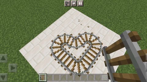 Minecraft Hacks 🌟 Heart shape rail video