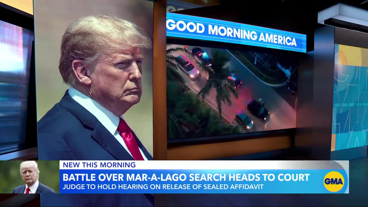 Florida judge to weigh in on unsealing affidavit in FBI Mar-a-Lago raid on Thursday l GMA