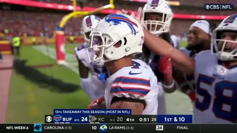 Patrick Mahomes throws GAME-LOSING INT vs. Bills(1)