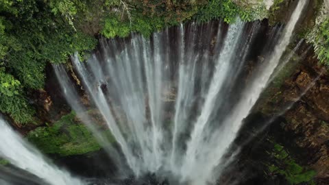 A natural waterfall