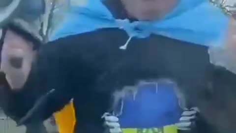 Racist Ukrainian supporters