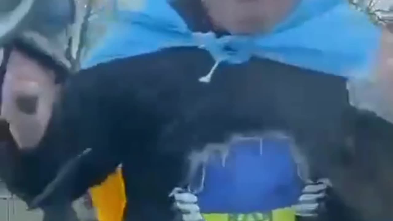 Racist Ukrainian supporters