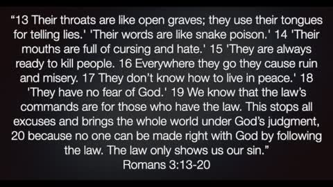 Romans 3:13-20 PODCAST