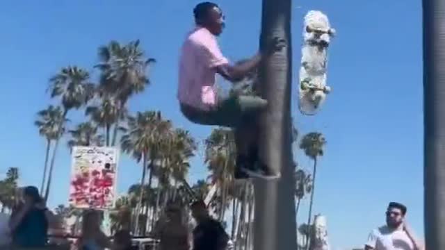 The fun of skateboarding