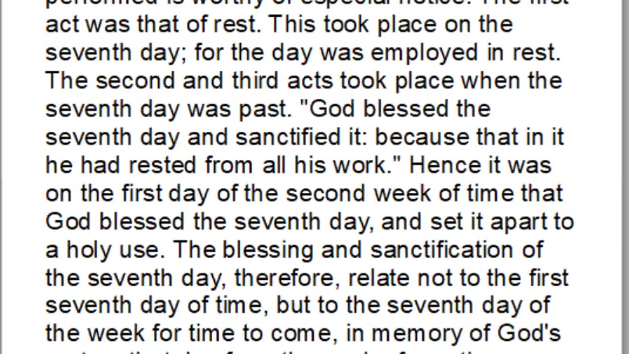 History of the Sabbath and First Day of the Week, Part 1