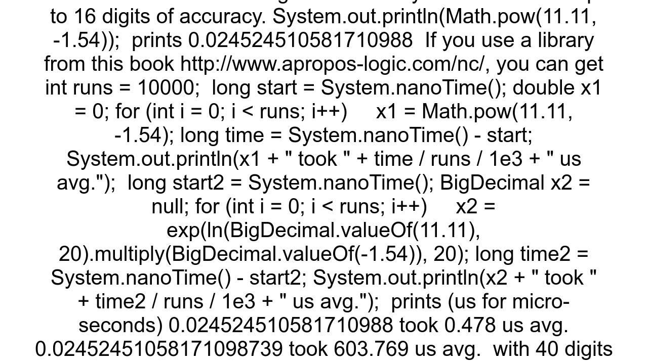 BigDecimal to the power of BigDecimal on JavaAndroid