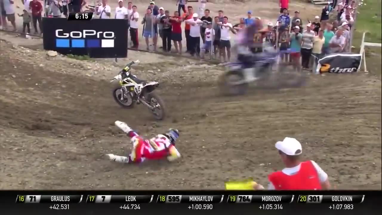 Horrific motorcross crashes