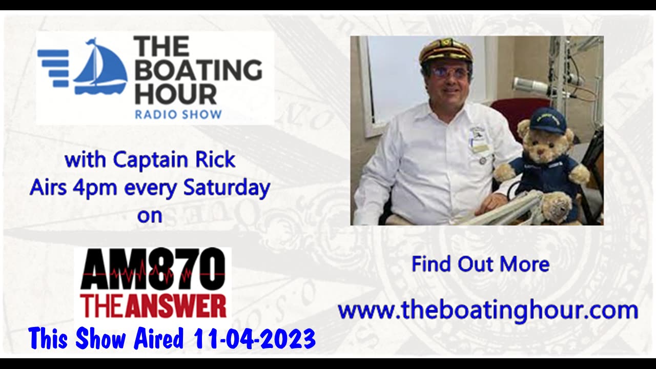 The Boating Hour with Captain Rick 11-04-2023